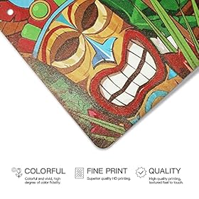 Putuo Decor Tiki Bar Decor, Retro Outdoor Wall Sign for Home Bar, Cafe Pub, Kitchen, Restaurants, 12x8 Inches Aluminum… 516+RdbYFBS. SS280