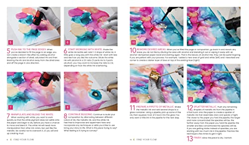 Find Your Flow: A Beginner's Guide to Unlocking Creativity through Intuitive Fluid Art with Alcohol Ink & More (Art from the Heart, 1) - Image 3