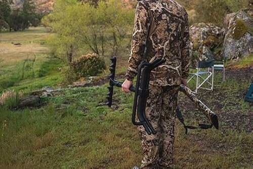 Devos Outdoor Rangerack | Portable Rifle Shotgun And Bow Stand | Ultralight Compact Folding Design | Stable For 1 To 4 Firearms Or Compound Bows | Weather Resistant Aluminum Frame #TOP1