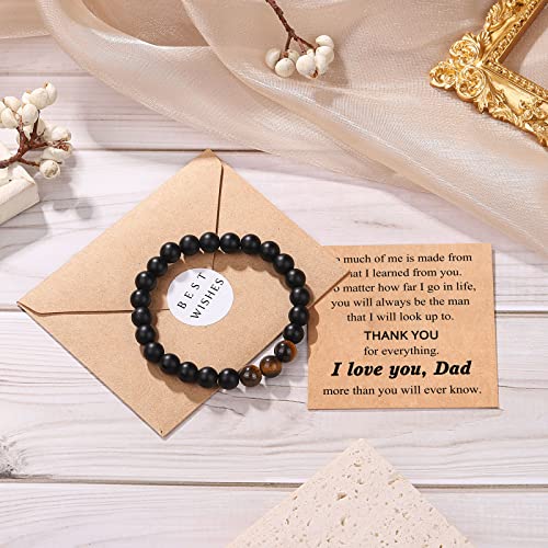 Upromi Gifts For Dad, Dad Birthday Gift, Dad Gifts From Daughter Son, Fathers Day Retirement Gifts For Dad Daddy Bracelet For Men, Father Of The Bride Gifts For Dad Who Wants Nothing #TOP3