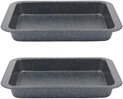 Salter Essentials 41cm Roasting Tray - Non-Stick Coating, Rectangular Roaster, Dishwasher Safe, Easy to Clean, Made in the UK, Durable Vegetable Roasting Pan, Lightweight, PFOA-Free, BW13669
