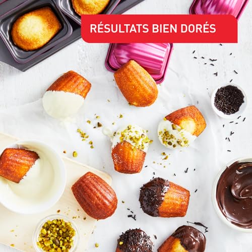 Moule À Madeleines Aluminium 7 Cm Revêtement Anti adhésif Creabake Diy Tefal Le Lot De 3 Moules - vue 6