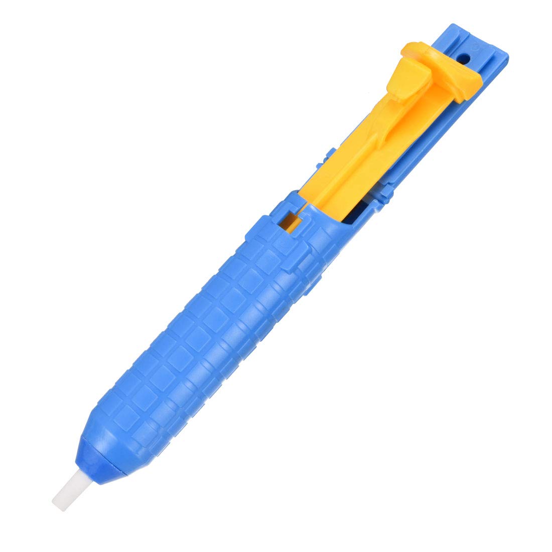 uxcell Desoldering Pump 8 Inches 20.5cm Manual Vacuum Solder Sucker Removal Hand Tool Plastic Yellow,Blue