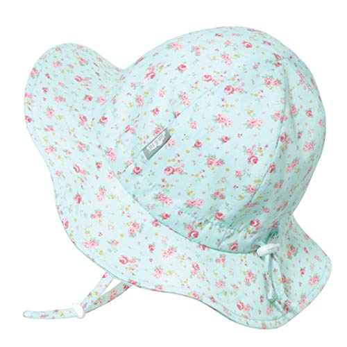 Image of JAN & JUL 50+ UPF Cotton Sun Hat with Wide Brim for Toddler Girls