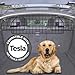 Pawple Dog Car Barrier Compatible with Tesla® Model Y® Adjustable Large Pet Divider, Heavy-Duty Wire Mesh Fence, Universal Fit