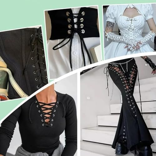 Ruban à œillets prêt à coudre 6 mètres pour ajustement de vêtements - 4