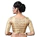Madhu Fashion Women's Polyester Half Sleeve Saree Blouse (Mf2003) 32 Golden