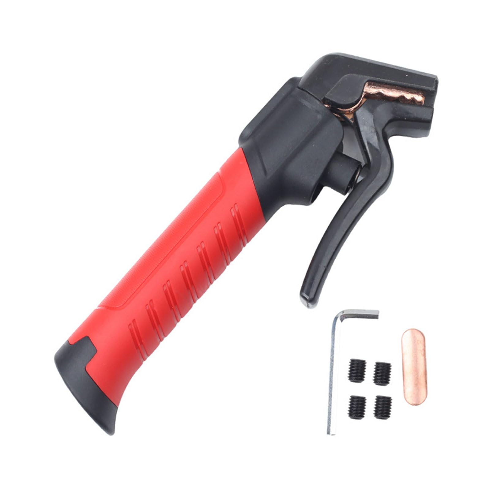 Qcbuegof Professional Electric Welding Pliers 600A Heavy Duty Electrode Holder Copper Electrode Clamp Holding Plier Ergonomic Clamp