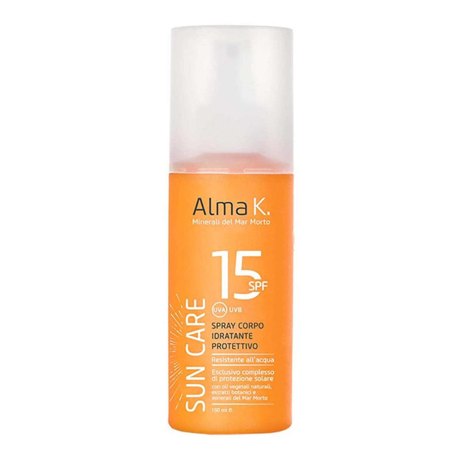Alma K Protective Moisturizing SPF 15 Body Spray - Hydrating Sunscreen Lotion for Body - Body Mist Sunscreen