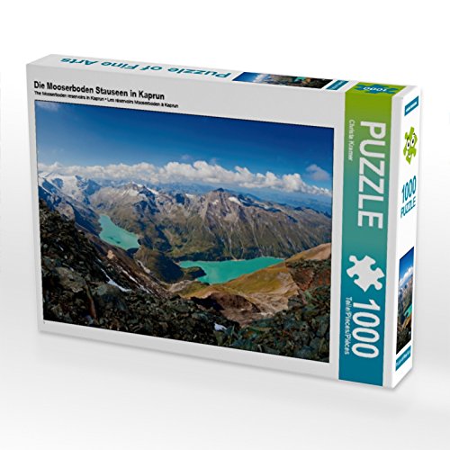 Preisvergleich Produktbild Die Mooserboden Stauseen in Kaprun 1000 Teile Puzzle quer