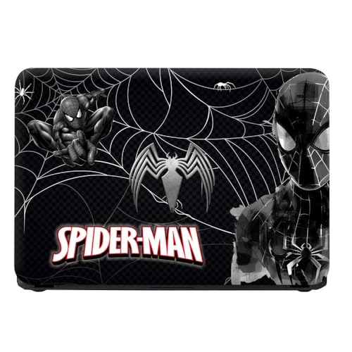 Image of Full Body Laptop Skin Upto 15.6 inch Sticker Compatible for Dell /HP /Lenovo /Acer /Asus All Laptop Size Upto 14 to 15.6 Inch with car Water Splash Mouse pad - Spiderman Black Venom Web