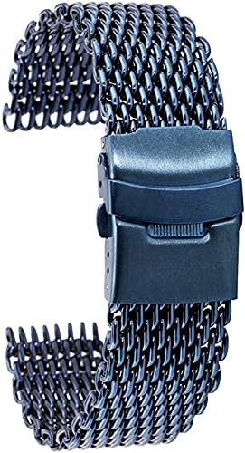 Sangle en filet au design intemporel en acier inoxydable pour montre
