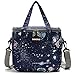 Loncheras Para Mujeres Bolsa Térmica Porta Alimentos 9L Hermética Bolsa Térmica Plegable Nevera Tela Bolsas Comida Nevera Almuerzo para Adultos Mujer Niñas Trabajo Escuela Playa Camping (Starry)