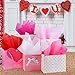 CHRORINE 50 Sheets Mixed Pink Tissue Paper Wrapping Paper Art Paper Crafts for Packaging Valentine Wedding Art Craft (Pink)