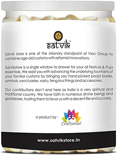 image for Craftsman SATVIK Pack of 150 Pure Ghee Wicks for Puja | Ready-to-Use D