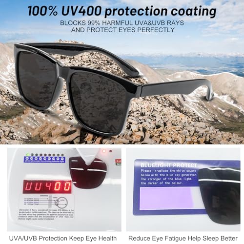 OCCI CHIARI XL Sunglasses for Big Heads Mens Polarized Fashion Shield sunglasses UVA4