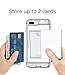 Spigen Crystal Wallet Designed for Apple iPhone 7 Plus Case (2016) / Designed for iPhone 8 Plus Case (2017) - Jet White