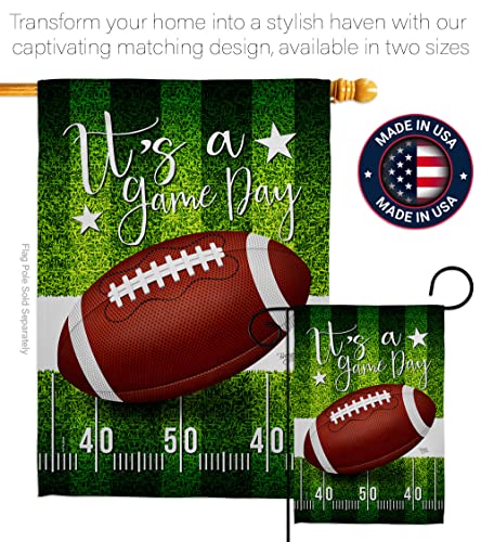 Super Bowl Decorations Football Banner Nfl Game Day Flag Tapestry Sports Fans Home Decor American Gifts Team Bar Party Garden Patio Porch Small Outdoor Yard Signs Made In Usa #TOP3