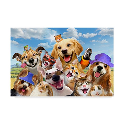Goofy Puppies by Howard Robinson, 22x32-Inch