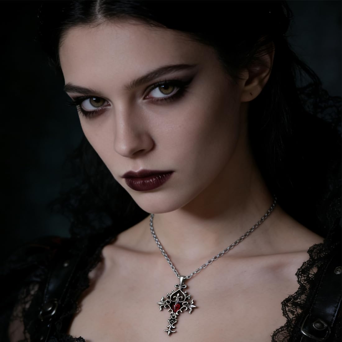 3 sztuki naszyjnik z motywem wampira, zestaw biżuterii Elena Gilbert, otwarcie werbeny, medalion Katherine, naszyjnik dla fanów, cosplay, modna biżuteria