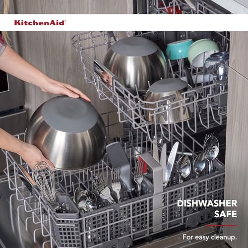 Image of KitchenAid Stainless Steel Mixing Bowls, Set Of 3