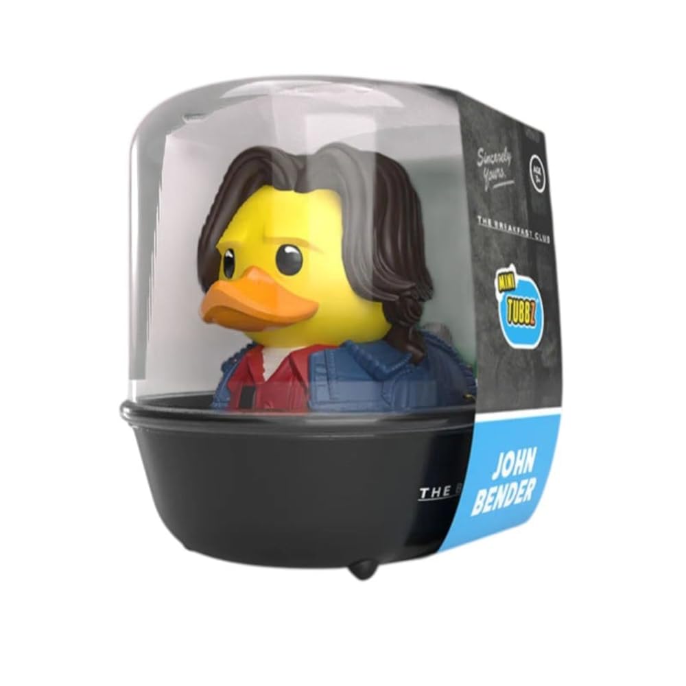 TUBBZ Mini: The Breakfast Club - John Bender The Criminal Cosplaying Rubber Duck Vinyl Figure