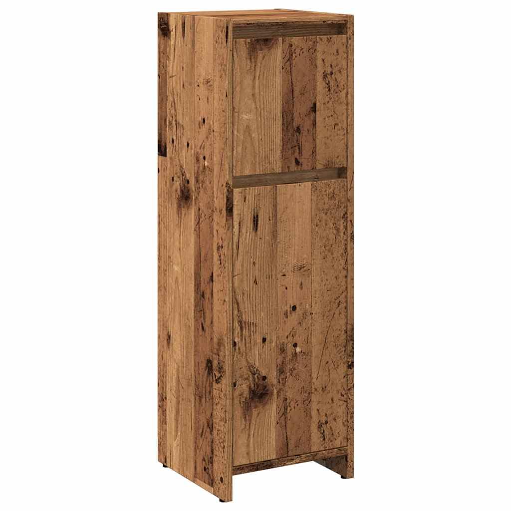 ShGaxin Armario de baño Madera contrachapada Envejecida 30x30x95 cm, Muebles para Baño, Armario Baño, Mueble Baño Auxiliar, Columna Baño, Auxiliares para Baños - 856061
