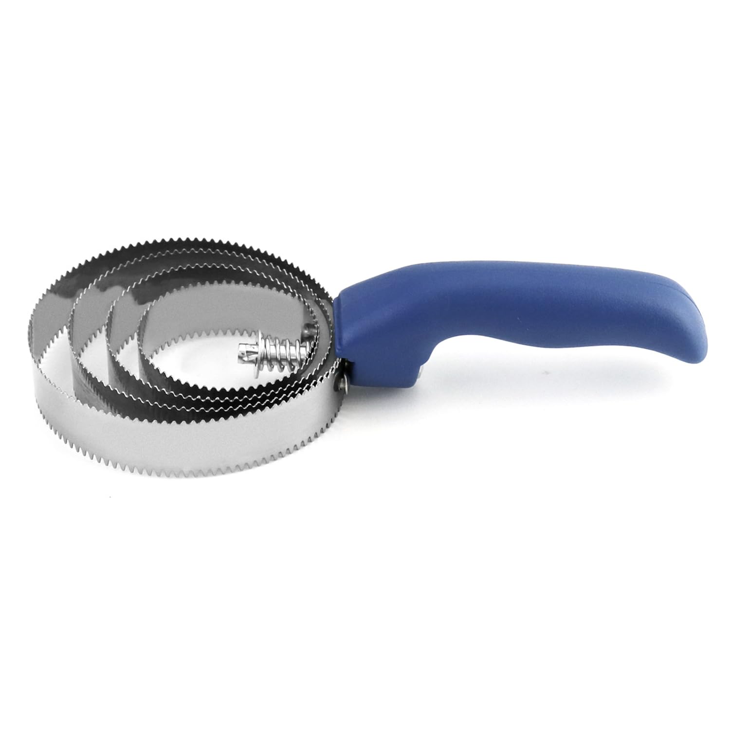 QWORK 2 Pezzi Striglia a Spirale Spazzola per Cavalli Impugnatura Soft Touch