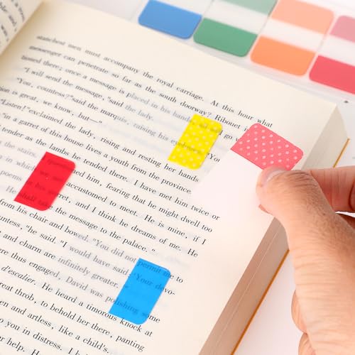 240 Stück Haftstreifen farbig, Selbstklebende repositionierbare Klebezettel Tabs zum Markieren Hervorheben und Beschriften für Bücher Notizen Ordner