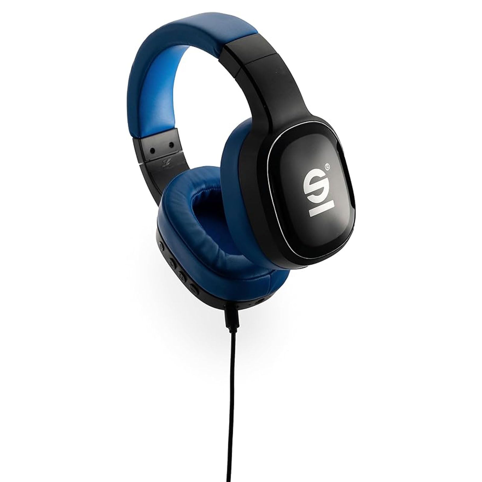 Celly, Cuffie Wireless Race Linea Sparco, Cuffie Bluetooth Over Ear, Ideali per Gaming, con Archetto Regolabile, Controllo da Remoto, Luci LED Rainbow con Effetti Dinamici