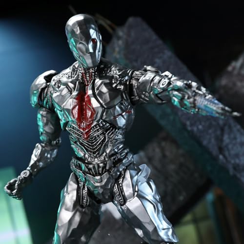 HiPlay Fondjoy Collectible Figure Full Set: Cyborg, 1:9 Scale Miniature Action Figurine DCGG, Cyborg Dcgg - Image 3
