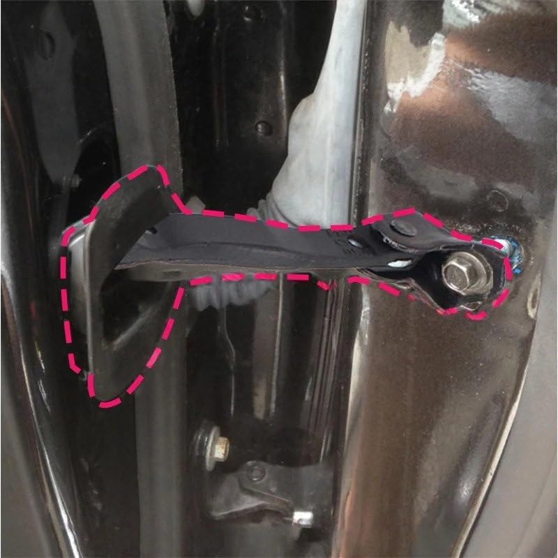 Tope de puerta para Toyota Vios que elimina ruidos traseros en modelos de 2008 a 2013 4