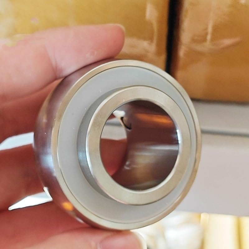 1pcs 440 Steel Outer Spherical Insert Bearing with Plastic Seat SUCP201/202/203/204/205/206/207/208/209/210 Housing Bearings(440 SUCP207)