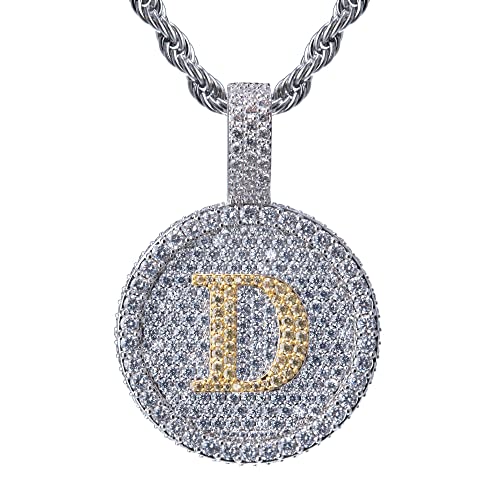 Legit Bling Iced Out Initial Pendant