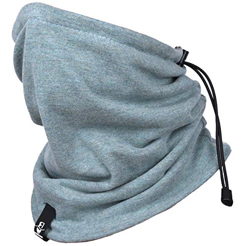 Calentador de Cuello Polaina Mascarilla Bandana para Hombres Mujeres Pasamontañas Cubierta Facial Invierno Verano Bufanda (Verde) Cover