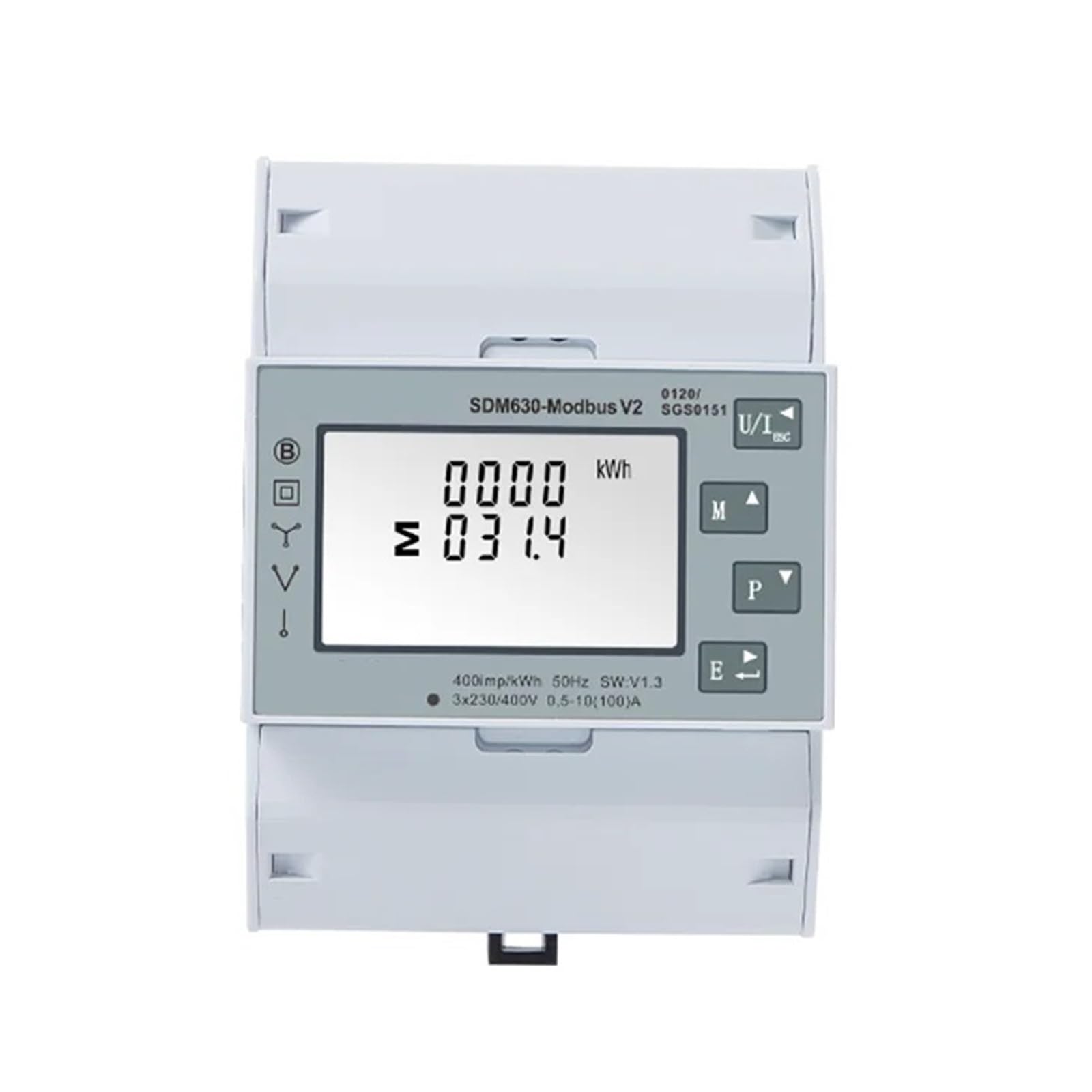 V2 MID RS485 Szyna Din KWH Trójfazowy Licznik Energii Miernik Mocy Electricidad Smart Life łAtwy W UżYciu I Bezpieczny