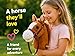 CELMAN Hobby Horse - Steckenpferd Braun A4 mit Zaumzeug und Sound - Geräuscheffekt durch Ohrdruck - Holzstab mit Rädern - Spielzeug Pferd für Kinder - Reiten & Rollenspiel