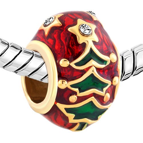 Image of Christmas Elf Deer Gingerbread Man Penguin Sweet Candy Charm for Pandora Bracelet