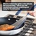 Misen Fish Silicone Spatula - Slotted Turner for Cooking - Perfect for Frying - Heat Resistant - Dishwasher Safe -1mm Thick Flexible Flipper - Soft Silicone Grip Handle for Easy Use