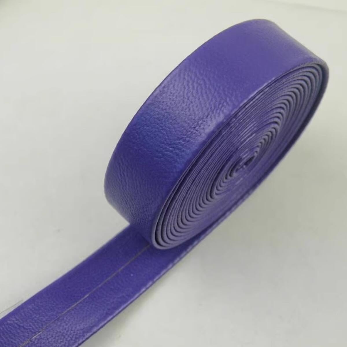 YJIUYUANQ (Purple) 5M/Pieces 15MM Width PU Leather Cord Leather Strap Sewing Ribbon for DIY Handmade Jewelry Sewing Accessories Clothing Belt