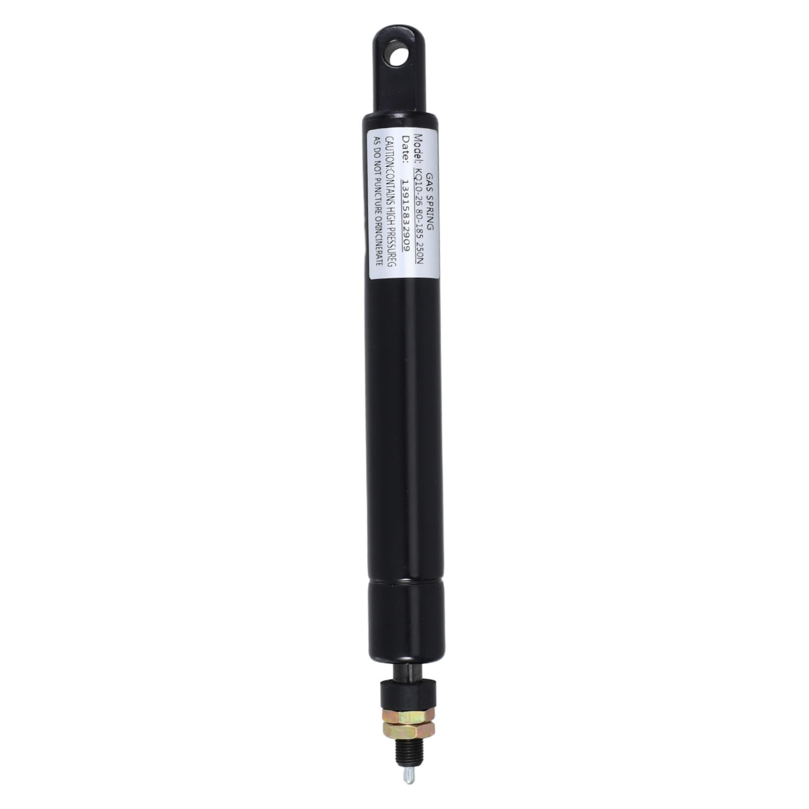 Pistón de gas negro regulable para sillas de oficina y taburetes de salón