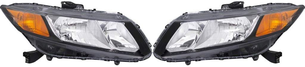 For 2012 Honda Civic Headlight Driver Side HO2502144 For Sedan/For Coupe | 33150-TR0-A01