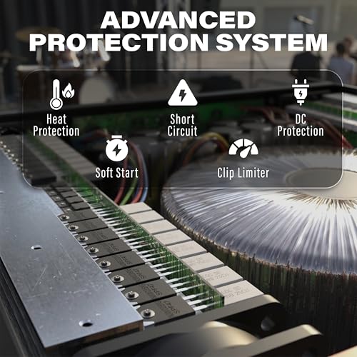 Image of Digimore 4-Channel Class-H Power Amplifier | 500Wx4 @ 8Ω, 800Wx4 @ 4Ω | 900Wx2 @ 8Ω & 1600Wx2 @ 4Ω Bridge | Damping >600 | 4-Large Cooling Fans | 3-Year Warranty | DJ & Live (D-32A)