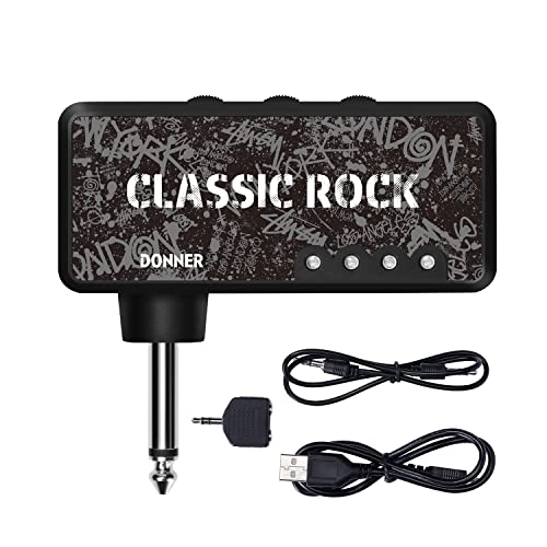 Donner Guitar Headphone Amp Classic Rock Pocket...