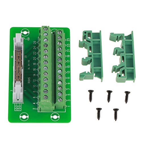 IDC26P DIN-Schiene, 26-polig, 5-mm-Halterung, Schnittstellenmodul, Steckerplatine, 10 x 7 x 5, IDC-Flachbandkabel, 26 Pins, Typ C, 26P