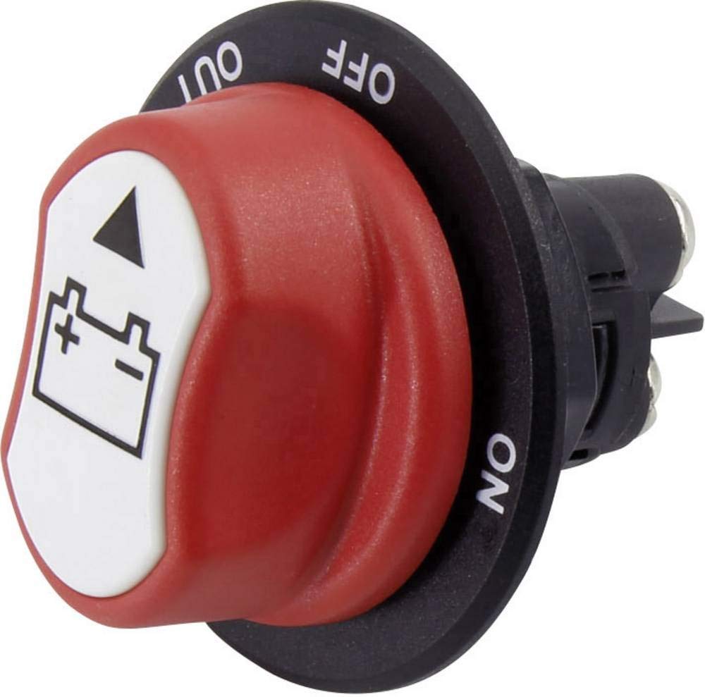 SCI Car Battery Switch A23-6B 50 V/DC 50 A 1 x Off/On Locking Pack of 1