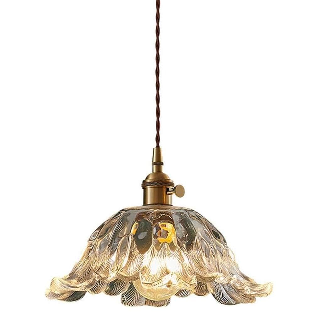 Lámpara colgante de cristal con casquillo E26 regulable para iluminar dormitorios y hoteles