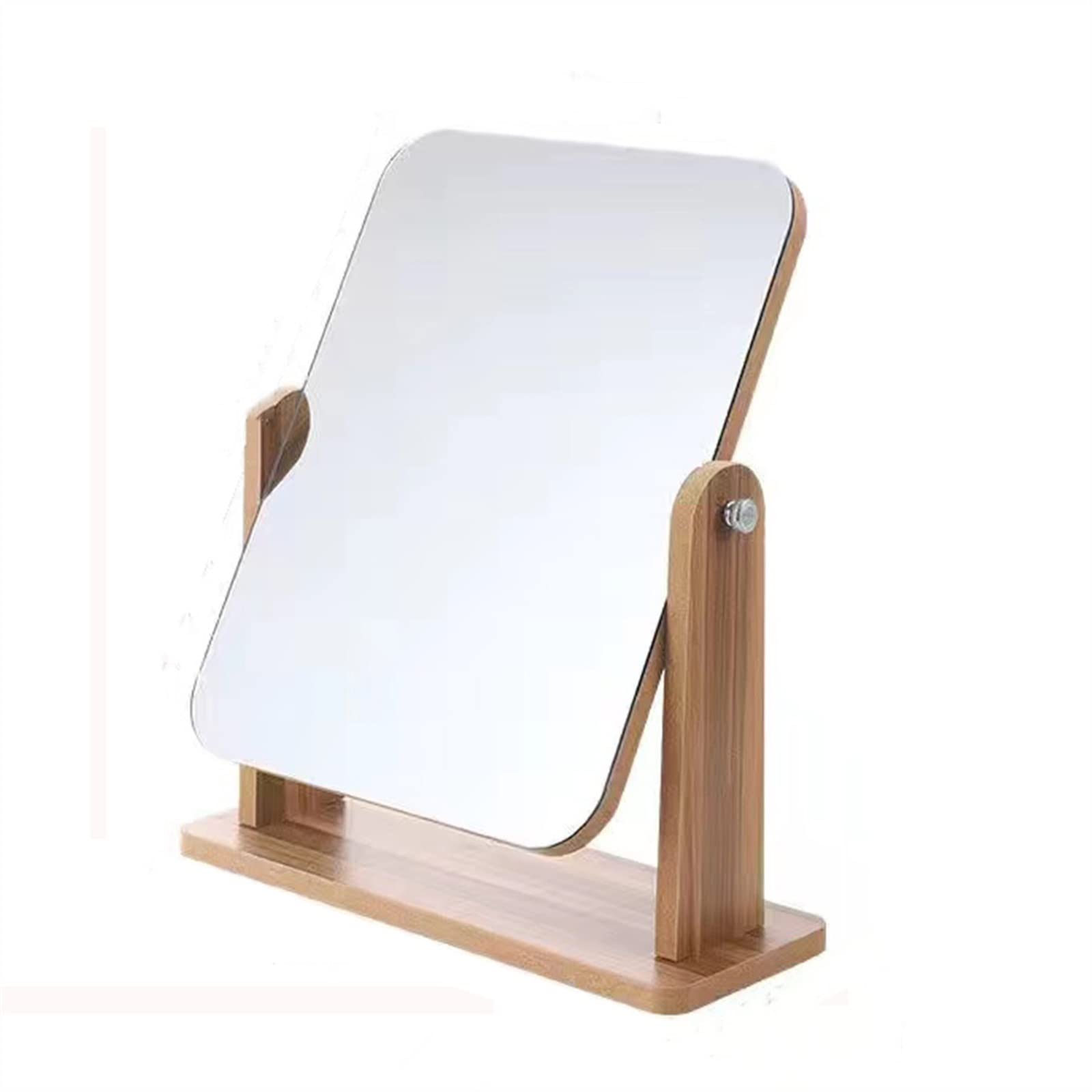 KFGISD, Desktop can Stand Students' Home Desktop Vanity Mirror Dormitory Single Mirror Tabletop Cosmetic Mirror,Tabletop Mirror(Medium)
