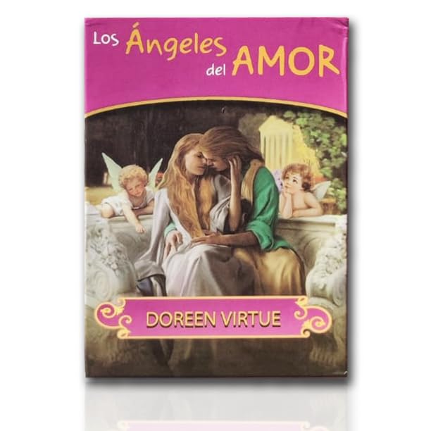 MOANATURA Cartas Oráculo Los Ángeles del Amor. Baraja Cartas Bonitas Tarot en Español. Naipes...