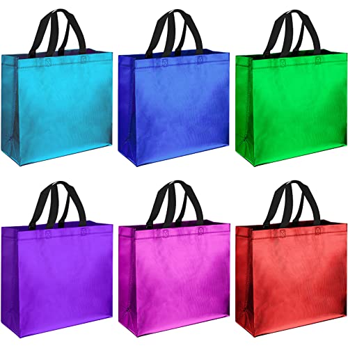 Eccliy 60 Pcs Reusable Gift Tote Bags Cna Week Gifts 2025 Grocery Shopping Bag with Handles Thank You for Bridesmaid Wedding(Multicolored)